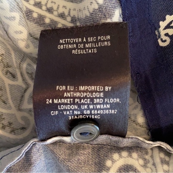 ANTHROPOLOGIE Holding Horses Flared Bandana Western Shirtdress Size 0 - Picture 9 of 16